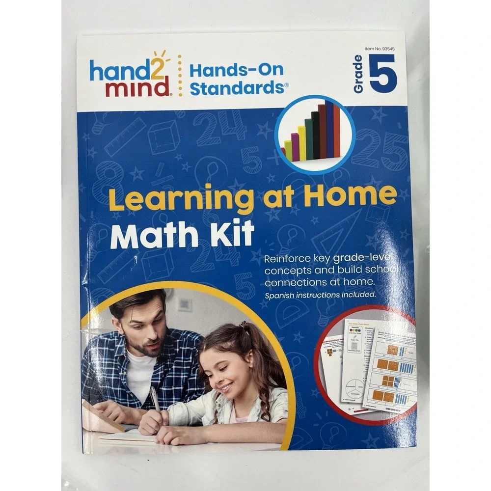 Hand 2 Mind Hands-On Standard Grade 5 Math Manipulatives Kit Homeschool